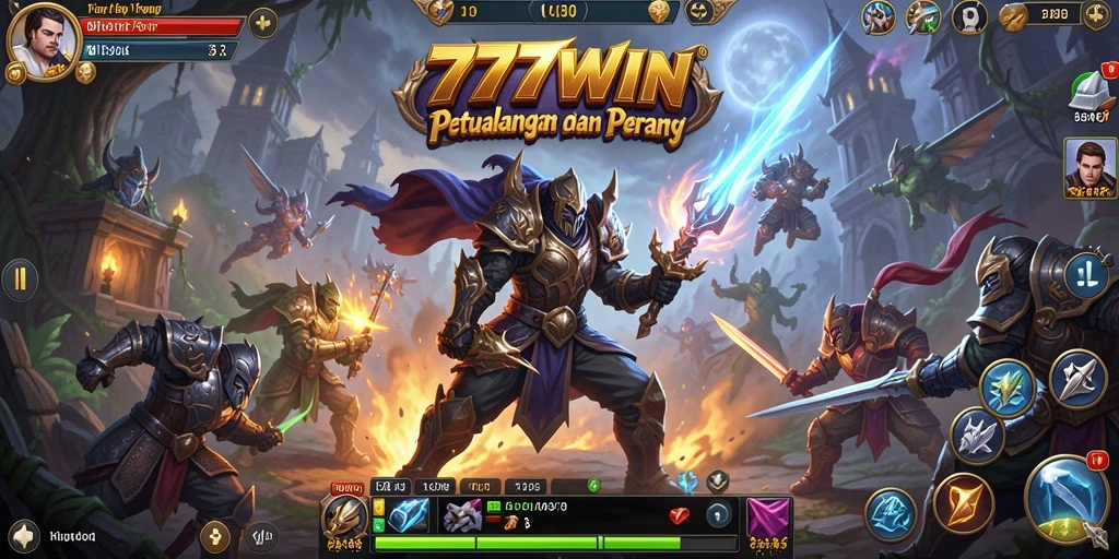 Gameplay seru dan menantang dalam petualangan ARPG 777WIN.