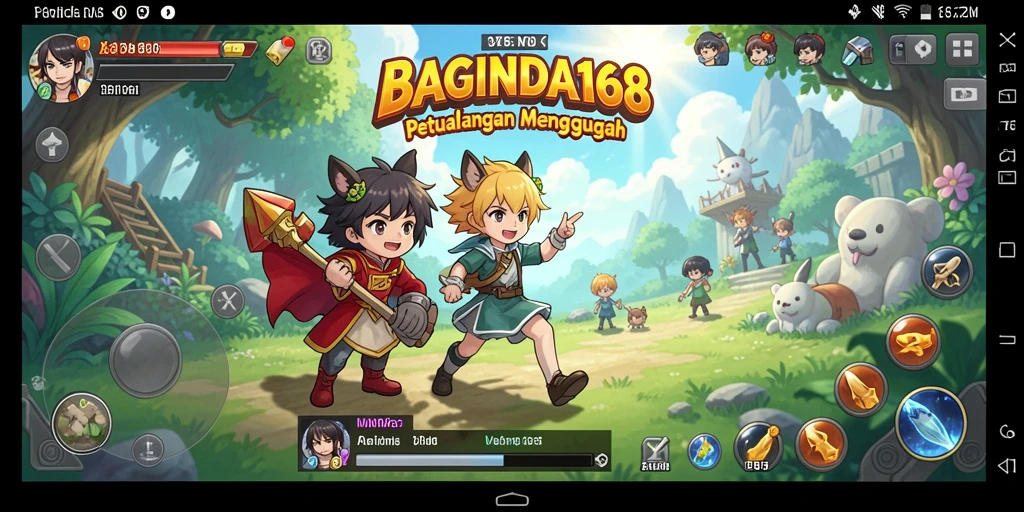 Tampilan gameplay BAGINDA168 yang seru dan penuh aksi.
