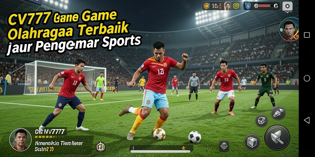 Tampilan hidup dari gameplay seru CV777 yang menampilkan aksi olahraga mendebarkan.