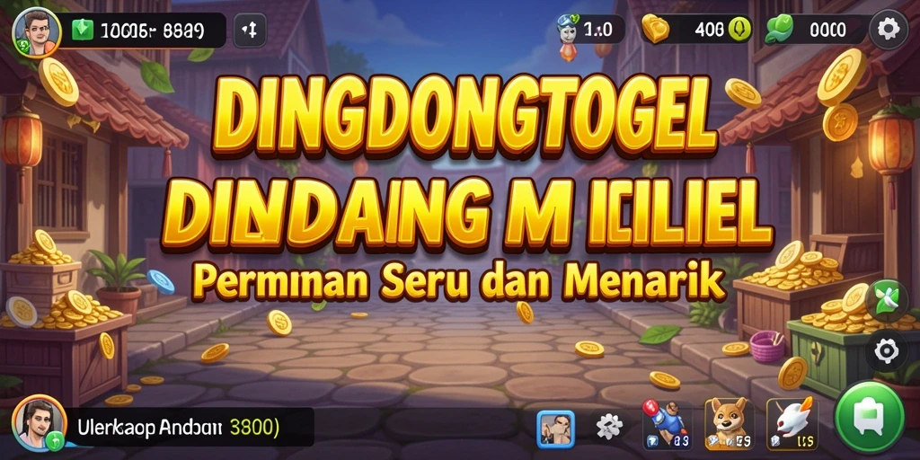 Screenshot DINGDONGTOGEL menampilkan gameplay yang menarik dan santai.