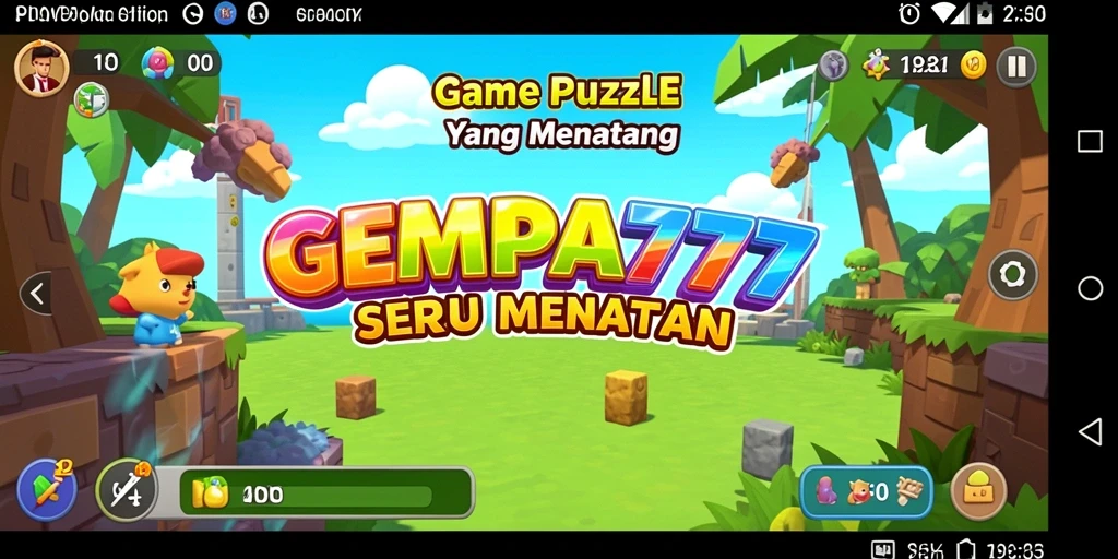 Tampilan screenshot GEMPA777 menampilkan pengalaman gameplay Puzzle yang seru.