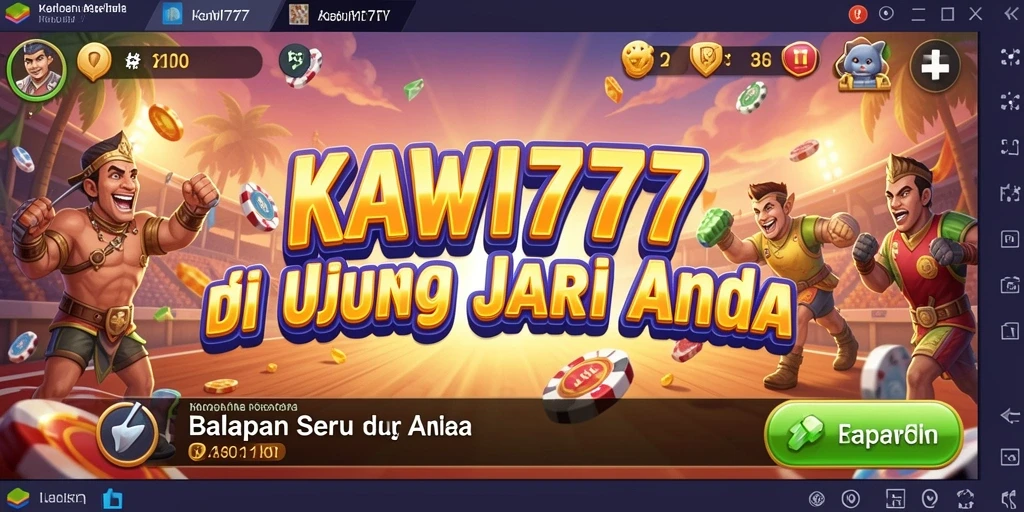 Tampilan gameplay KAWI777 yang mendebarkan dan seru.