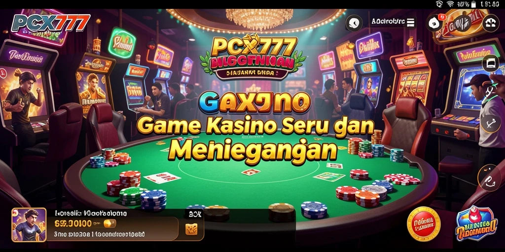 Tampilan gameplay menegangkan dari PCX777 dengan grafis menawan.