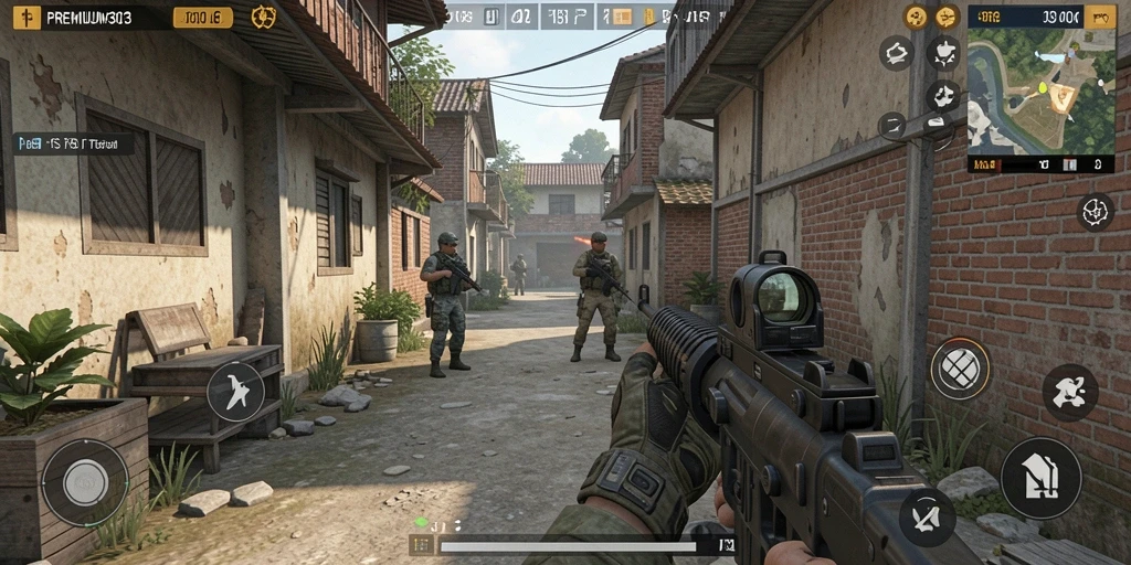 Gameplay seru di PREMIUM303 dengan aksi tembak-menembak intens.