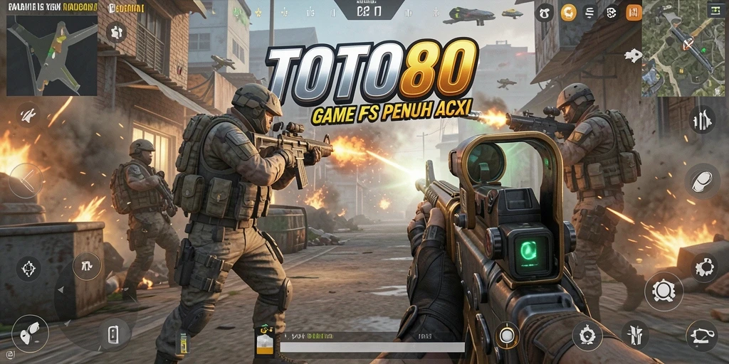 Gameplay menarik TOTO80 dalam aksi tembak-menembak.